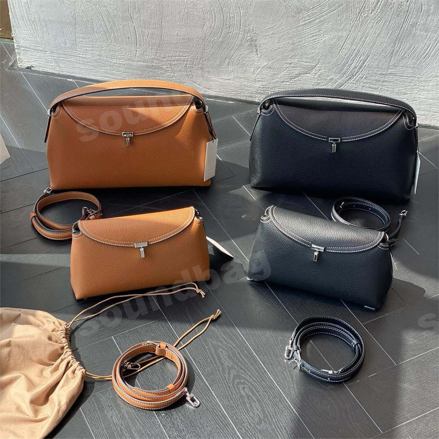Sac à main de haute qualité de luxe de luxe printemps / été 2024, nouvelle tendance polyvalente, mode luxueuse, niche en cuir souple d'épaule en
