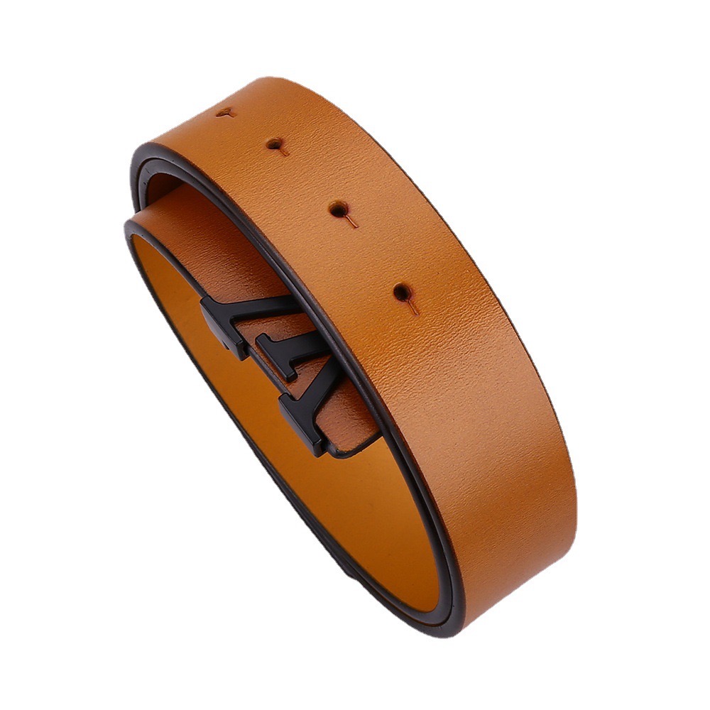 Fashion Womens 0001Belt men designers Leather Waistband Black Brown Cowhide Belts Women Classic Casual cinturones de diseno 105cm-125cm-image-950060846