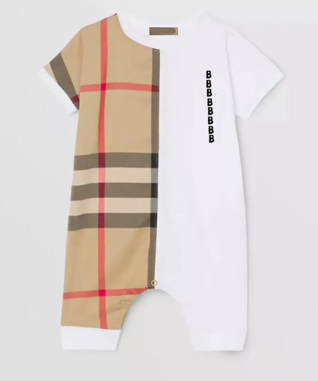 Bébé barboteuse enfant en bas âge enfants revers simple boutonnage combinaisons concepteur infantile Onesie nouveau-né vêtements décontractés