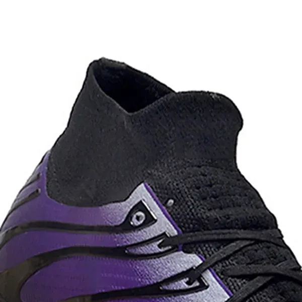 Kids Womens Mens Soccer Shoes TN PLUS Kylian Mbappe Cleats Su 9 IX Boots Voltage Purple Jade Purple Black Colorway Orange White Sizes 35-45