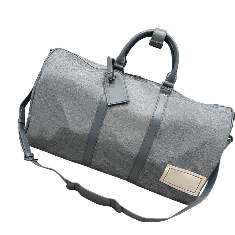 House&#039;s Classic Men Travel Bag Carry On All Bandouliere 50 CM Designer Duffel Bags Fashion Man Duffel Totes Washed Denim Canvas Handbags Out-image-950039312