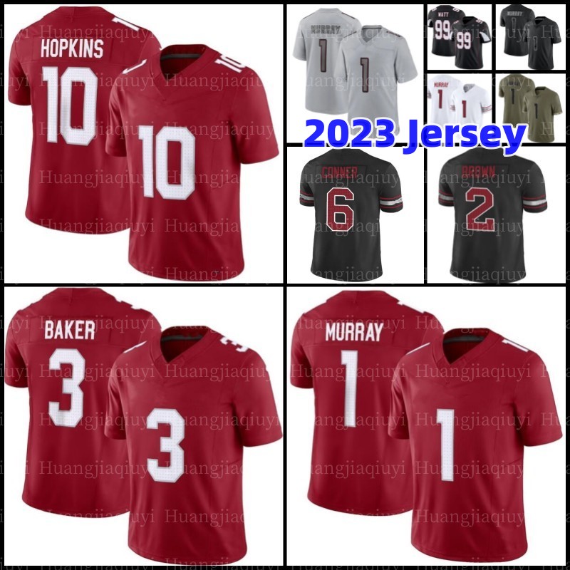 Marvin Harrison Jr. 1 Kyler Murray Darius Robinson Joshua Dobbs Football Jersey Budda Baker JJ Watt James Conner Rondale Moore Michael Johnson Jr