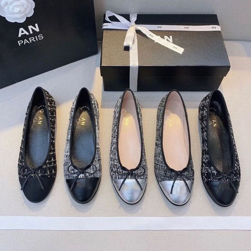 Chaussures de ballet Sandale Casual Luxe Designer Robe de danse Chaussure Femme Plat Véritable Espadrille en cuir bas sexy toile extérieure noir