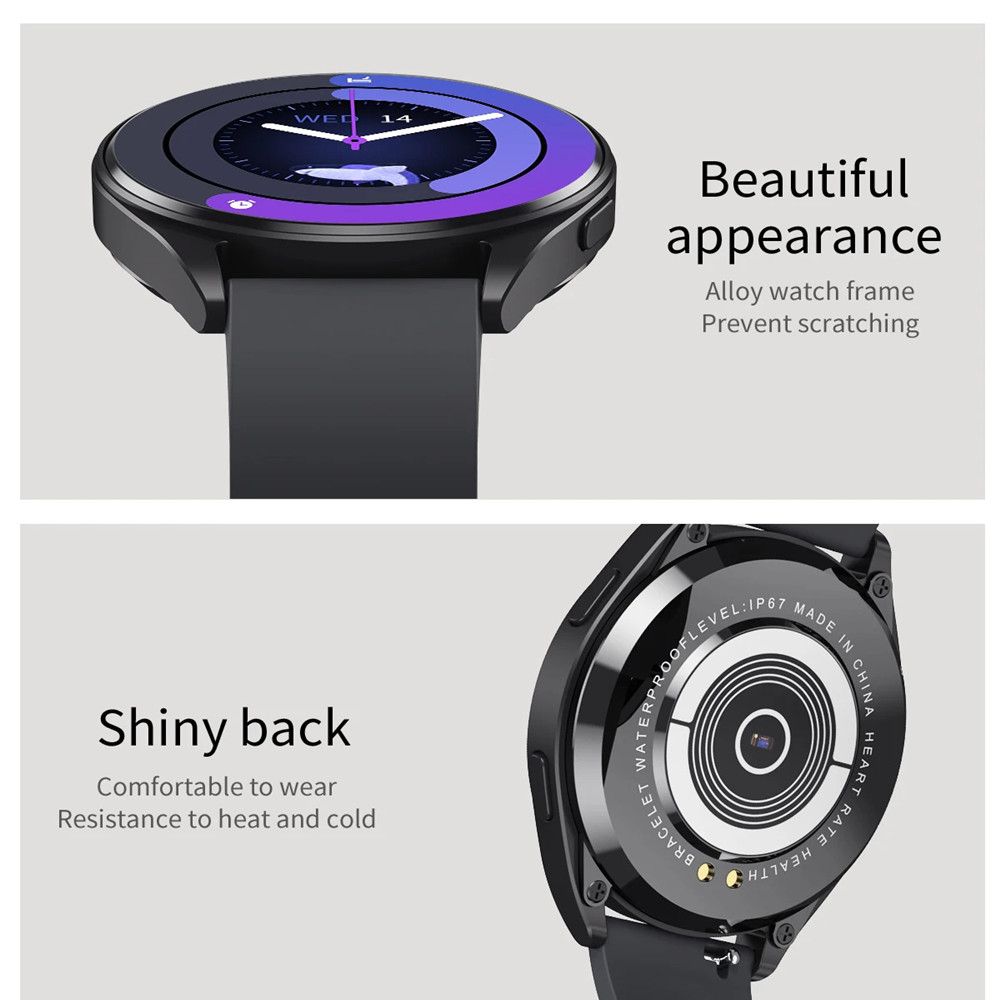 2023 New Galaxy 6 Smart Watch Bluetooth Call Voice Assistant Men and Women Heart Rate Sports SmartWatch for Android IOS