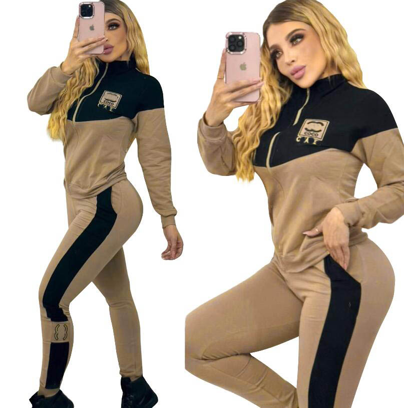 Festival Brand Clothing Designer Sets For Womens Tracksuits Sports Outfits Ladies Two Piece Outfits Letter embroidery Jogging Suits Sets