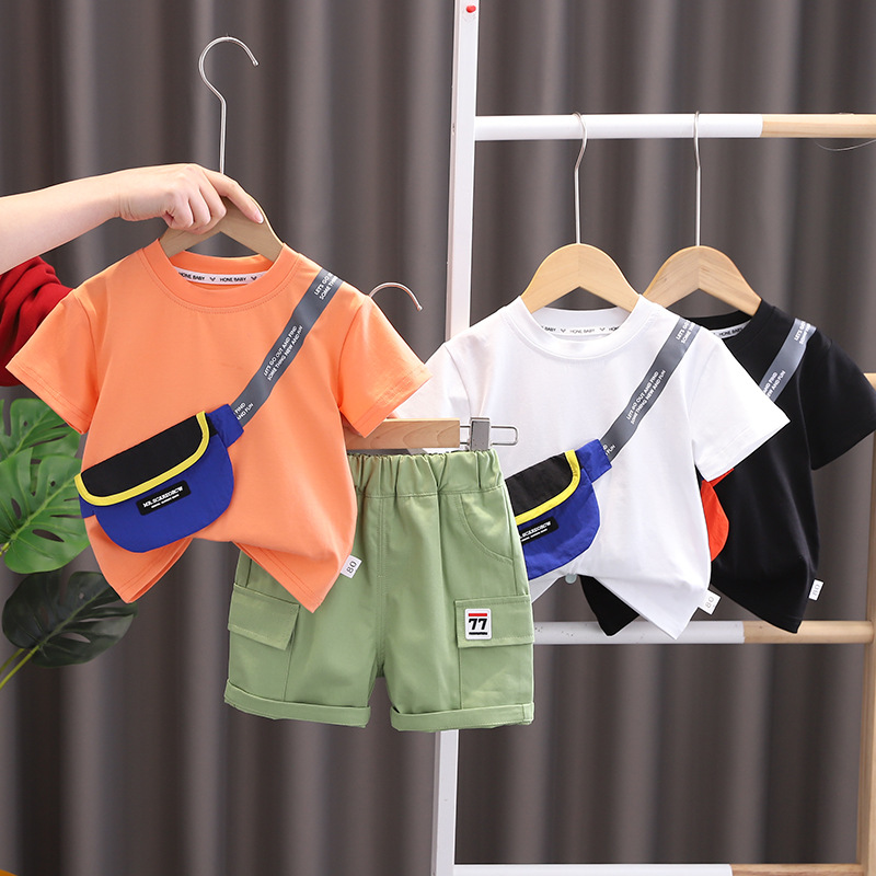 Robe d'été pour enfants, costume de sport pour garçons, respirant, style d'été, cool, belle marée, nouvelle collection 2024