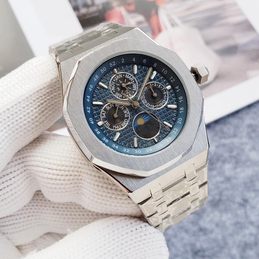 U1 Classic Mens Automatic Mechanical Watch Designer 42MM Watch 904L Fashion Multi functional Full Stainless Steel Dial Sapphire Waterproof Watch Mon