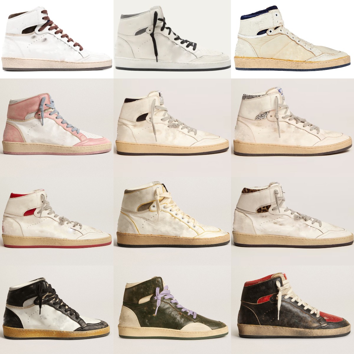 10A Golden Sky Sneakers Designer Basket Trainers Sequin Classic White Do-old Dirty High-top Mens Women Casual Shoes