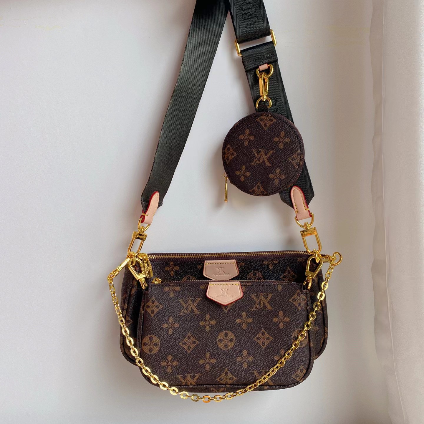 crossbody bag designer bag new fashionable underarm women&#039;s bag 5-in-1 mahjong bag old flower 3-in-1 single shoulder crossbody envelope chai-image-951455859