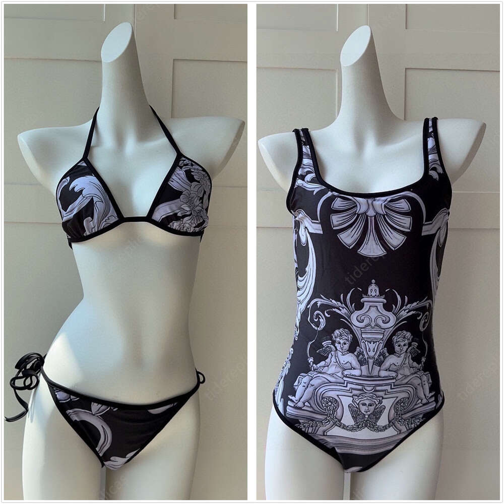 bathing suits designer bikini designer swimsuit swimwear designer sexy swim suit one piece swimsuit womens black sunscreen quick drying polyester-image-1096279666