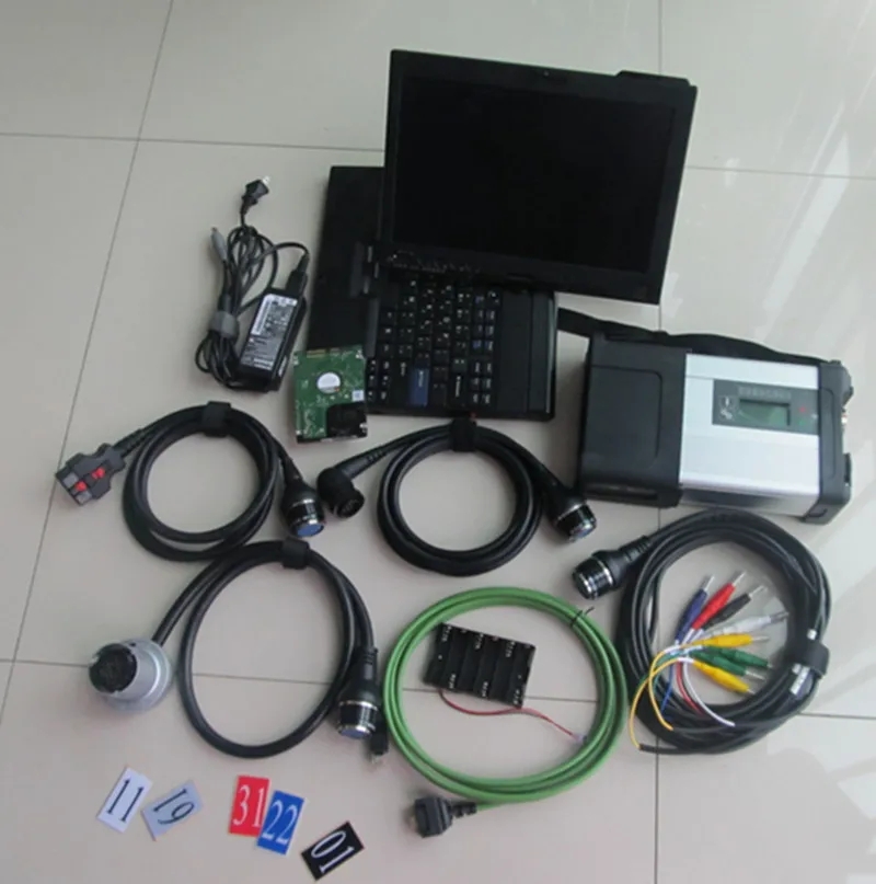 Outil de diagnostic mb star diagnostic c5 SD Connect hdd et ordinateur portable x200t SSD D.AS/ DTS Cars Trucks scanner PRÊT À UTILISER