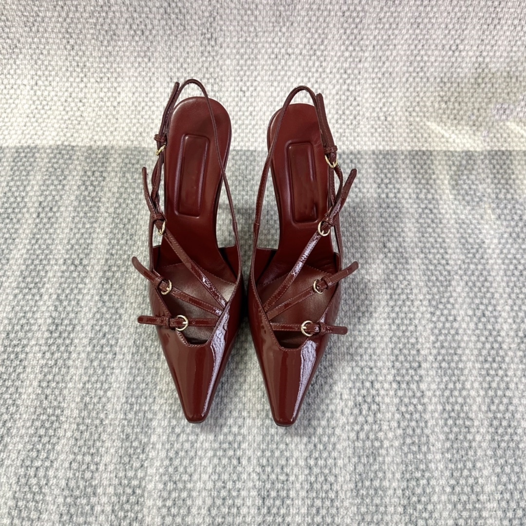 4CM 9CM high heeled women lady classic designer sandal shoes hot sale luxury genuine leather sandale M1532-image-951753624