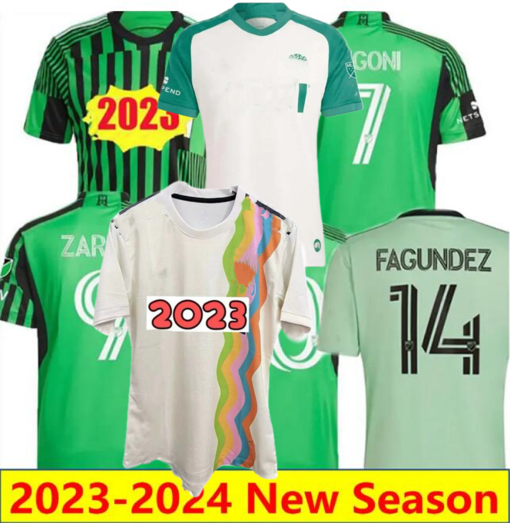 MLS 24 25 Austin FC soccer jerseys home 2024 Fagundez Rigoni Zardes Driussi PEREIRA GALLAGHER football shirts fans player version thailand qualit-image-951917453