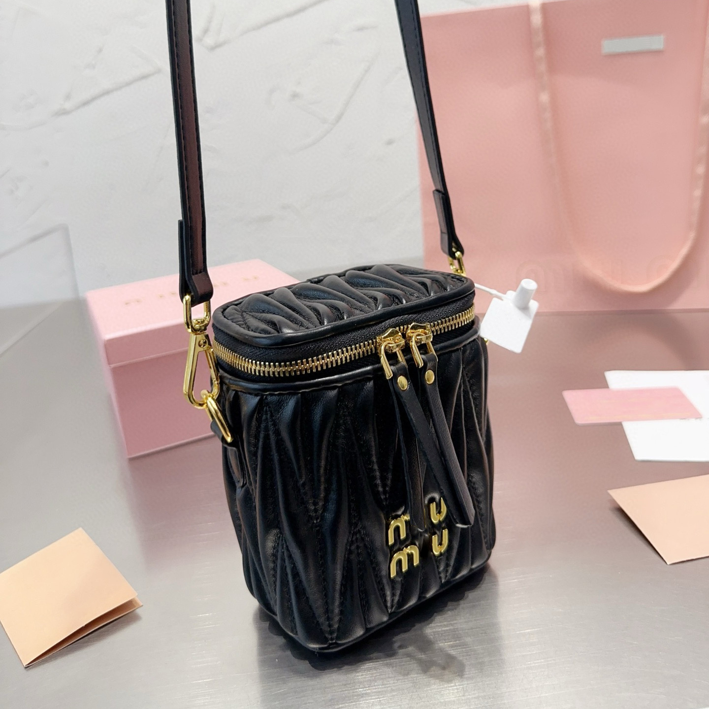 Women's Crossbody bag hobo Crossbody bags Luxury Wander Matelasse with shoulder strap Genuine Leather clutch tote mens Designer purses small-image-995658048