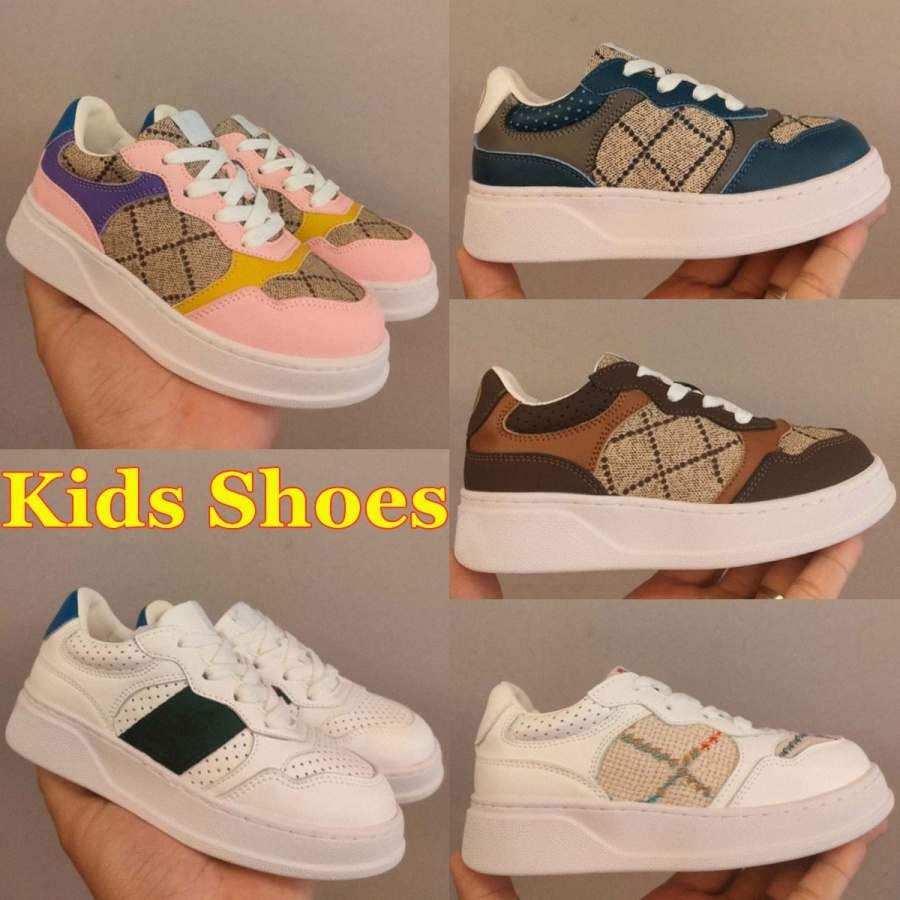 designer kids shoes baby girls shoe boys girls Flat leather sneaker kid youth toddler infants First Walkers shoe 53m3#-image-952321047