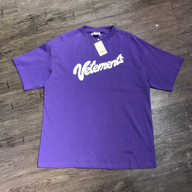 Vetement Men's T-Shirts Designer High Version Summer New Letter Print Men's And Women's Short Sleeve T-Shirt Daily Athleisure Cool Fa
