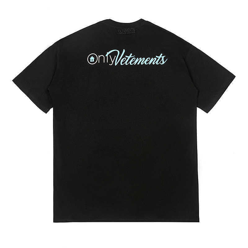 Vetement Men's T-Shirts Designer High Version Summer New Letter Print Men's And Women's Short Sleeve T-Shirt Daily Athleisure Cool Fa