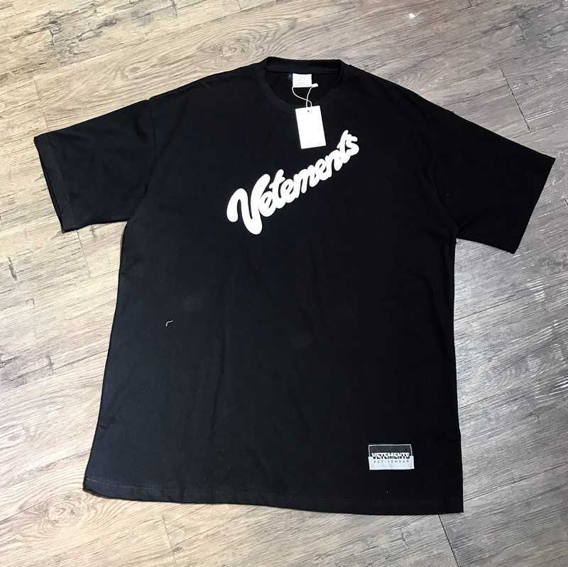 Vetement Men's T-Shirts Designer High Version Summer New Letter Print Men's And Women's Short Sleeve T-Shirt Daily Athleisure Cool Fa