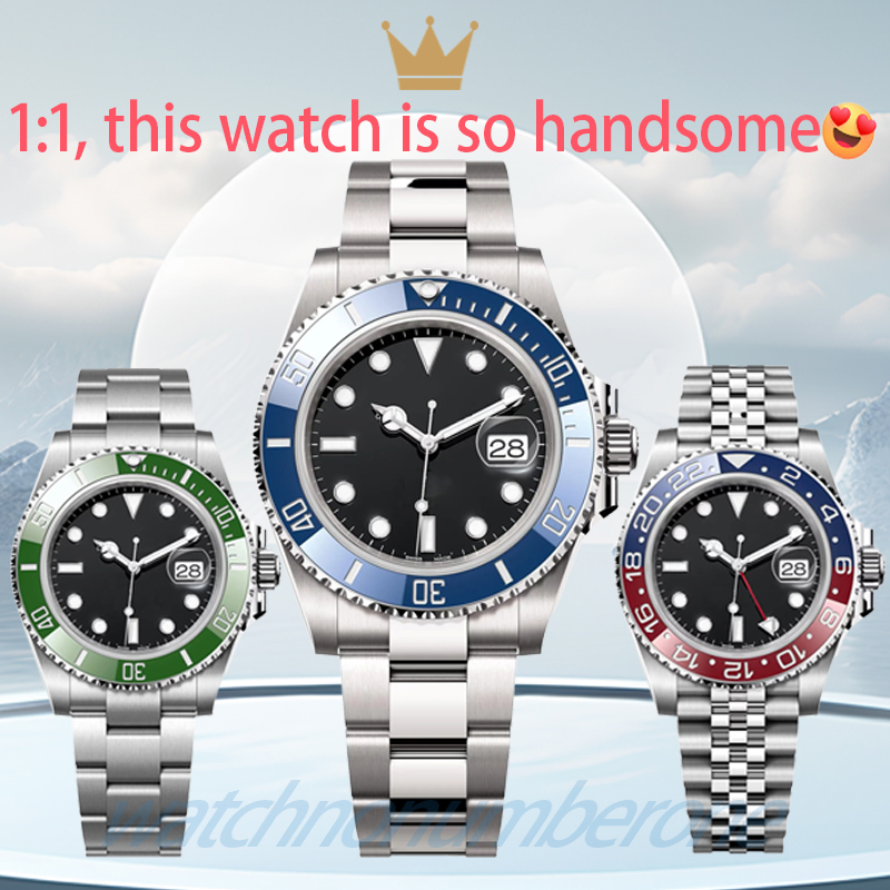 3AAA Ceramic Bezel Mens watches 41MM Automatic 2813 Movement Watch Luminous Sapphire Waterproof Sports Self-wind Fashion Wristwatches montre de luxe watch dhgate 