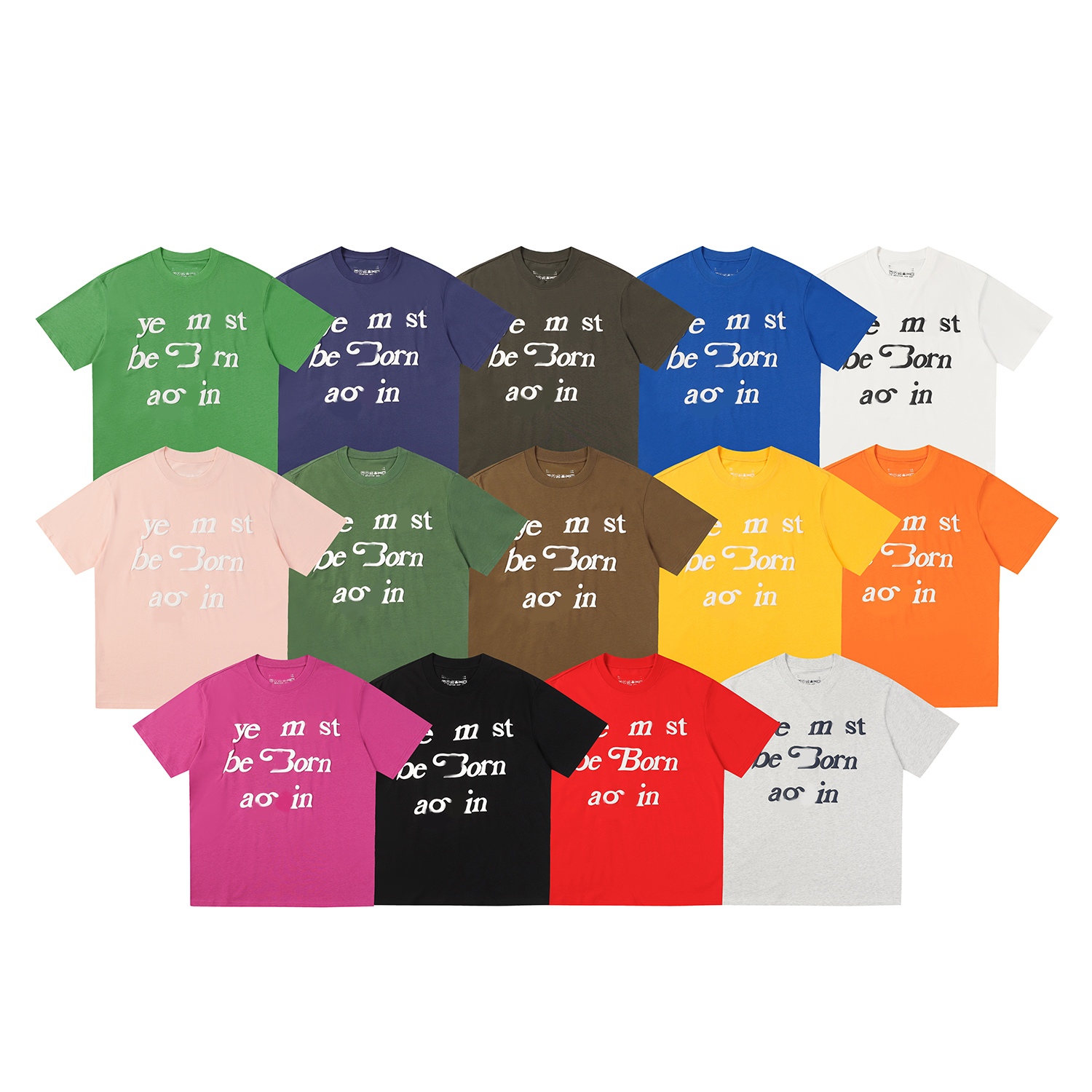2024 Summer Loose Col rond Mens Designer T-shirt Marques de mode Femmes Loose Tees Couples de luxe Street Hip Hop T-shirt à manches courtes Taill