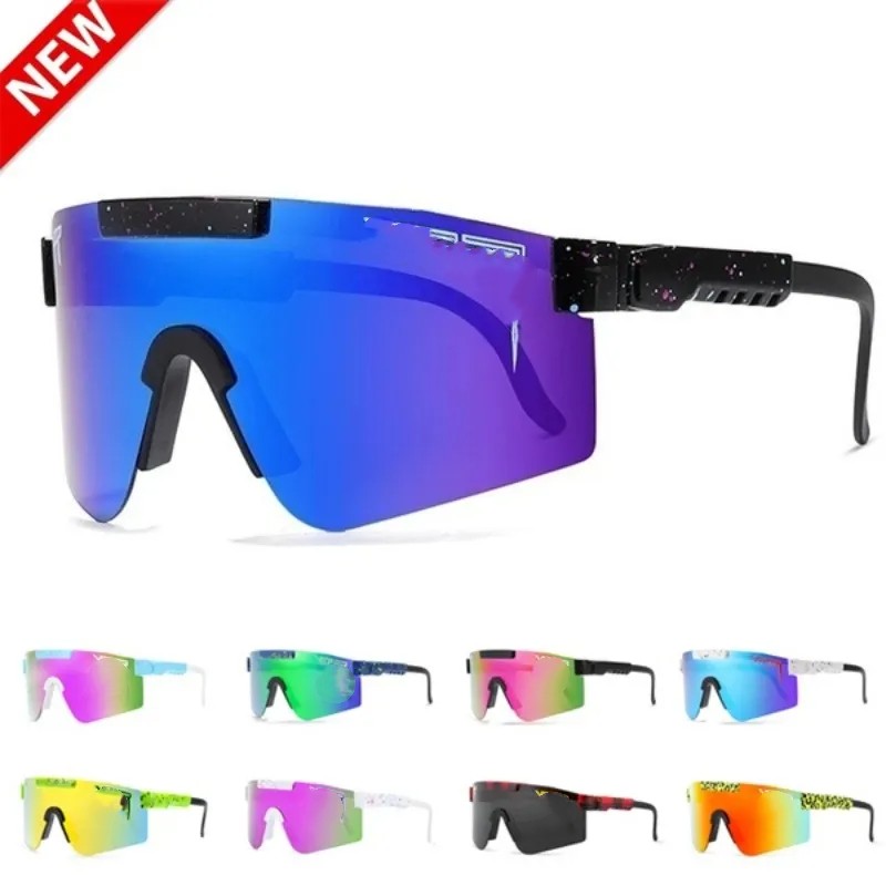 polarized sunglasses summer new 20 colors original pits sport google TR90 polarized sunglasses for men/women outdoor windproof eyewear 100% uv mi-image-952802470
