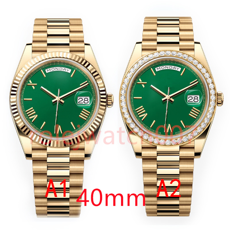 Dhgate Luxury Mens Watch Designer Watches With Diamonds 40MM Automatic Movement Watches 904L Stainless Steel Luminous Waterproof Sapphire Fashion-image-952659596