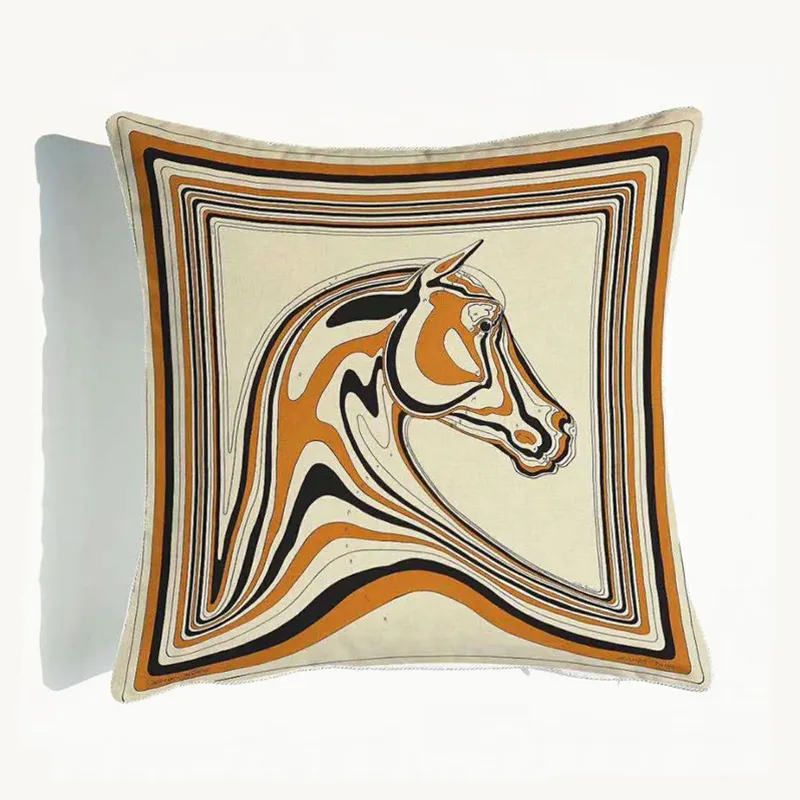 Quality Horse Case Veet case with hidden zip Sofa Car Cushion Cover for Office Home Decoration M260228-image-1095807649