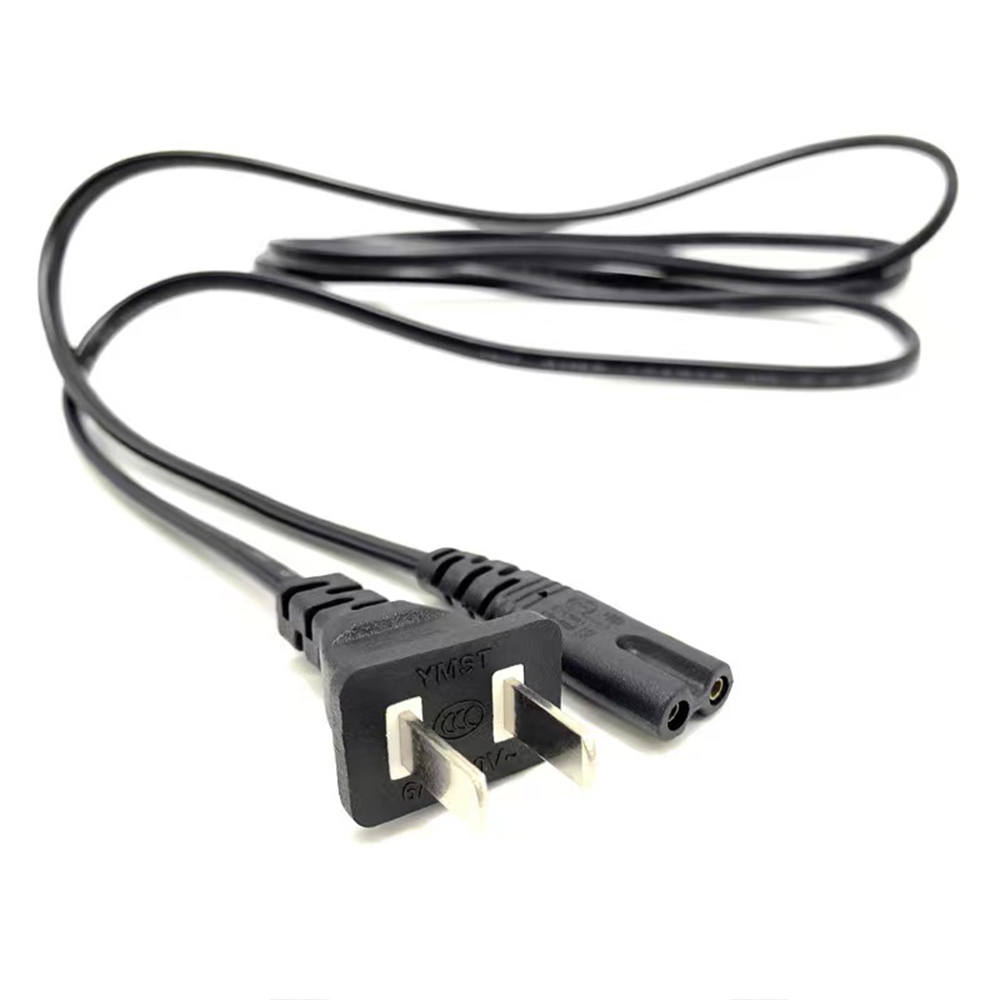 Universal 1.5M AC Adapter Cable for PlayStation Xbox Devices Dual-Pin Connector-image-1109162777