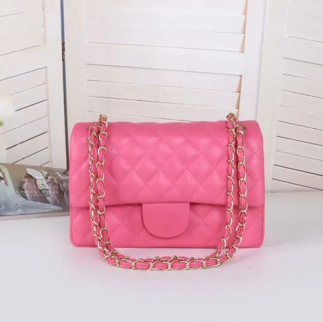 10A Designer women's handbag Custom brand Toth Women's leather Gold chain crossbody bag Black white Pink bag Brand single shoulder cros-image-949887624