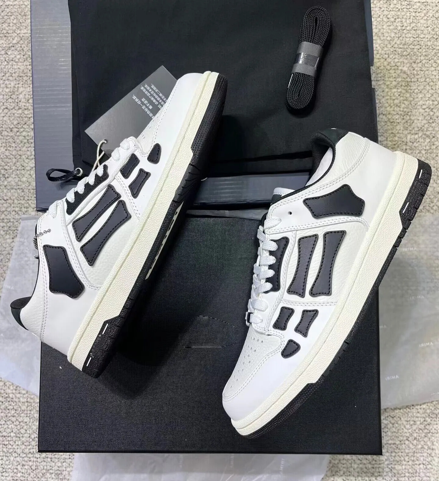 Popular Brand Skel Trainers Men Shoes Leather & Suede Low Top Sneakers Treaded Rubber Sole Plate-forme Casual Walking Wedding,Party,Dress Discoun-image-953591822