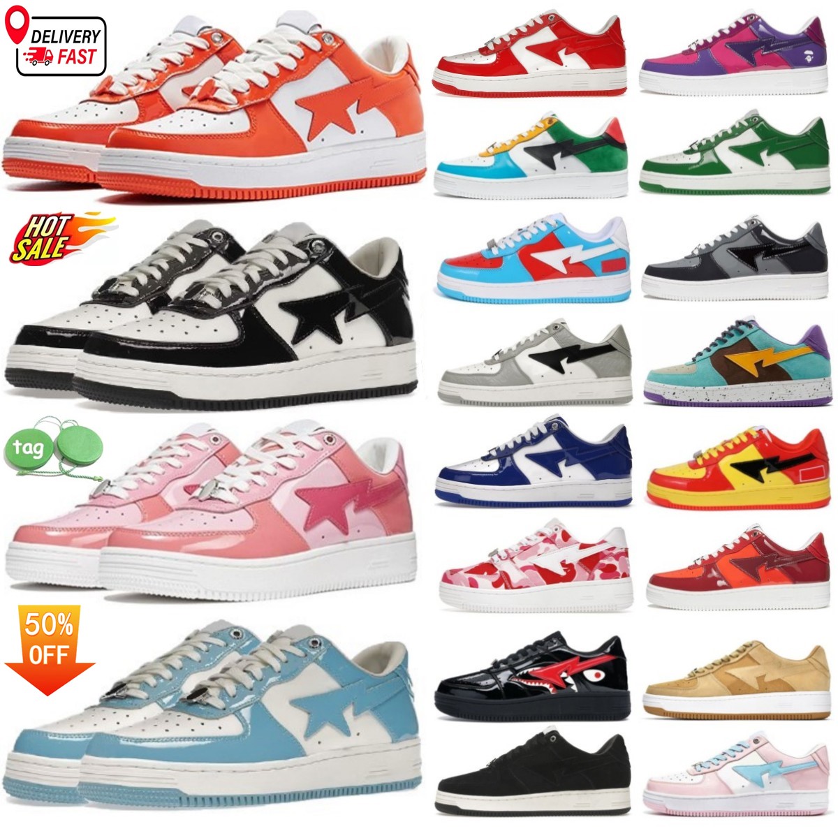 Designer Casual Shoes Men Nigo Women Sk8 Low Sneakers pink White Silver Brown Ivory Black Camo Purple Orange Brown Beige Navy red mens womens tra-image-953965797