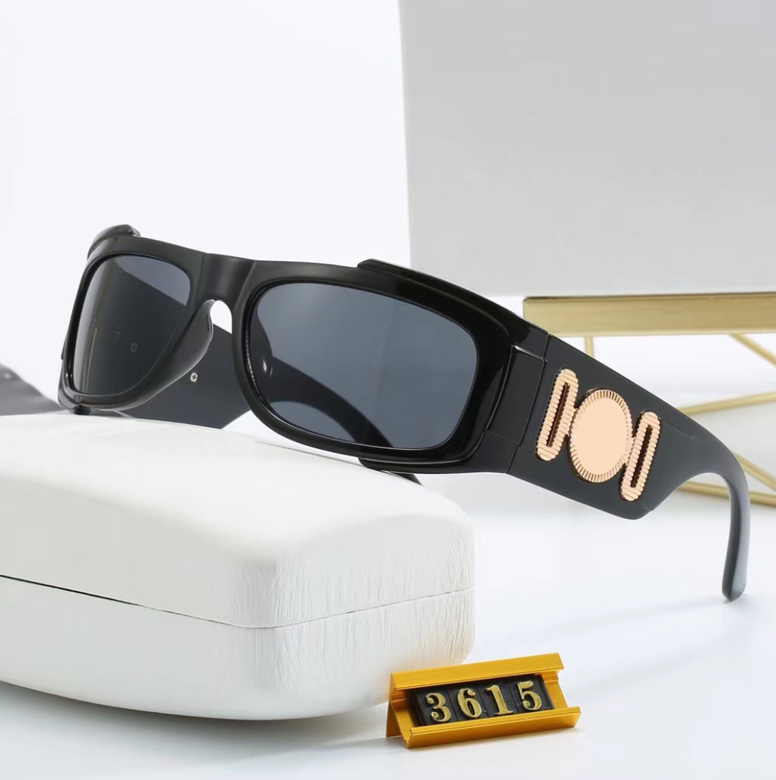 Fashion eyewear sunglasses Classic eyewear frames full frame beautuil for mens women Designer black frame sunglasses men glasses luxury womens Su-image-953949476