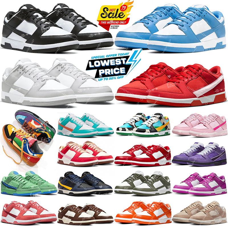 Causual Shoes low Panda triple pink Grey Fog Brown Purple Lobster university red Designer Running shoes men women Olive UNC Sanddrift Wolf Grey G-image-952499581