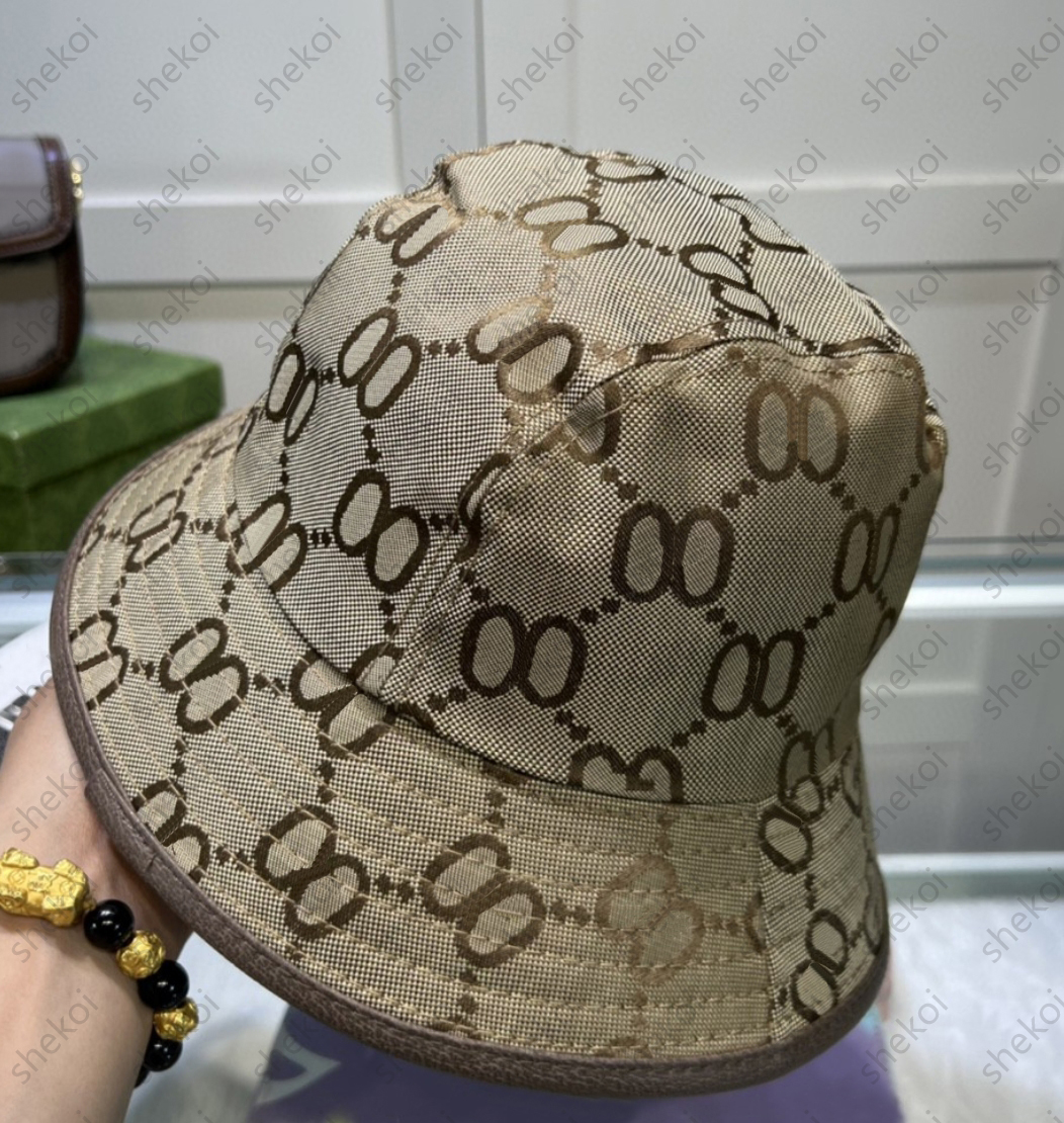 Bucket hat Wide Brim hats designers women Cotton Unisex caps younger broad cap salty Traveling Sun Protection Caps Full Letter Breathable Sunbonn-image-953918887