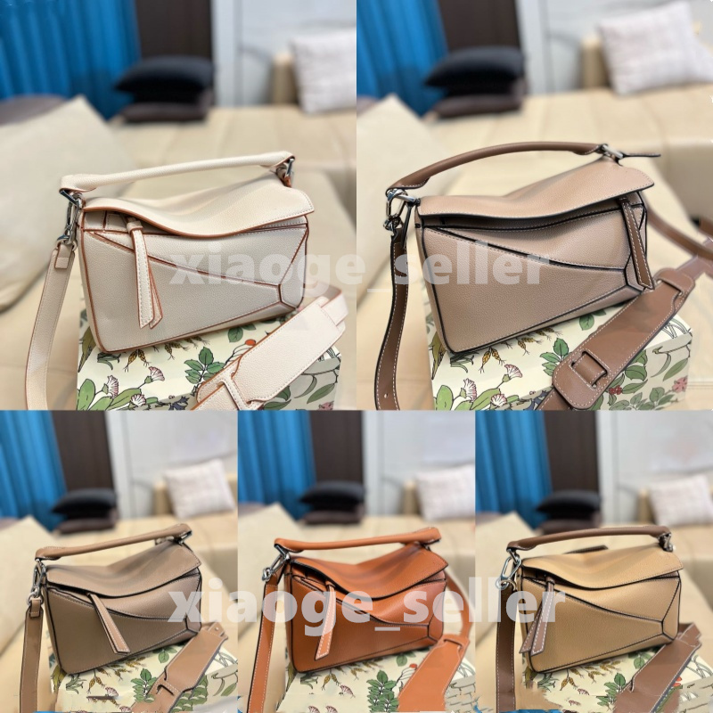 Designer Cross Body Tote Bag Women Handbag Puzzle Geometric Shoulder Bags Designers Bags Fashion Crossbody Bag Contrast Color Patchwork Purses Le-image-951377039