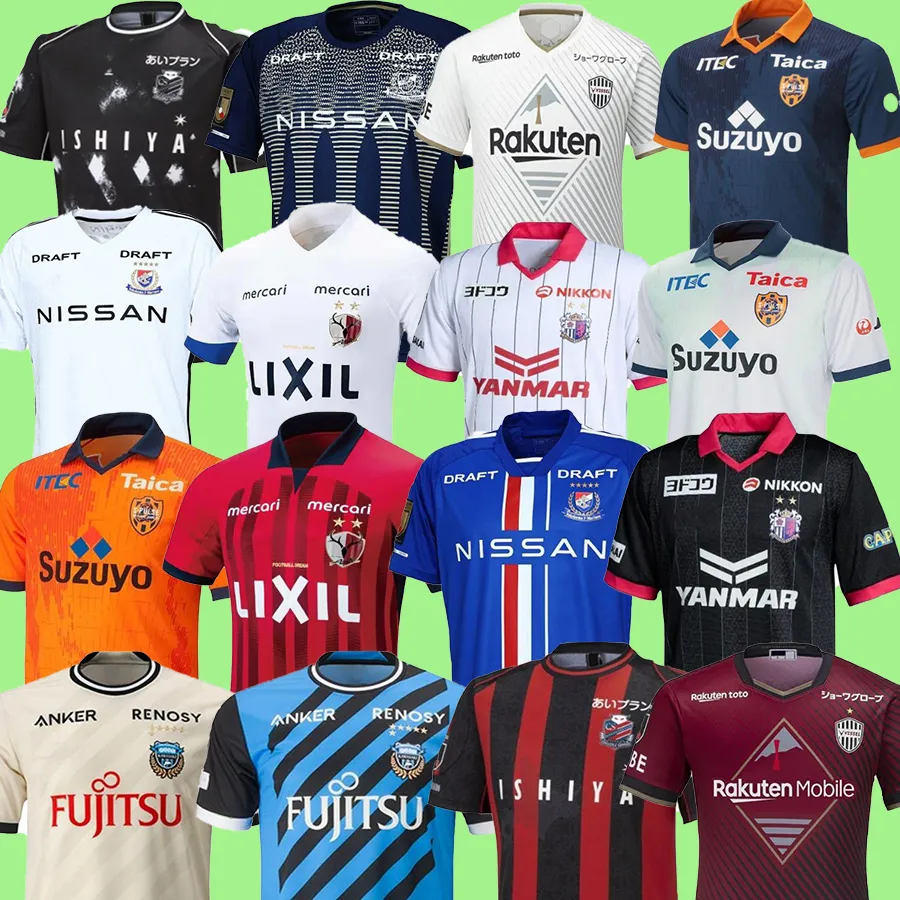 23 24 J1 Soccer Jerseys Tokyo Cerezo Osaka Kashima Antlers 2023 F. Marinos Yokohama Vissel Shimizu Kawasaki Frontale Osaka Gamba Hokkaido Consado-image-954634141