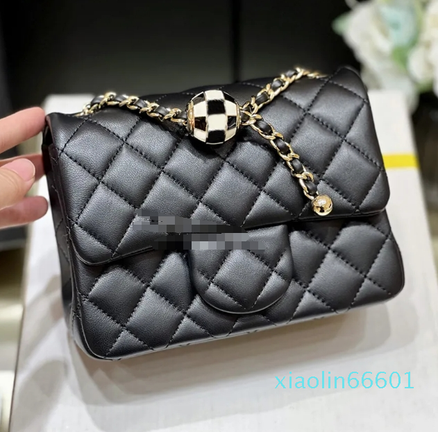 Designer Evening Bags Luxury Flap Bags Quality Lambskin Shoulder Bags 18CM With Box MC038-image-954826833