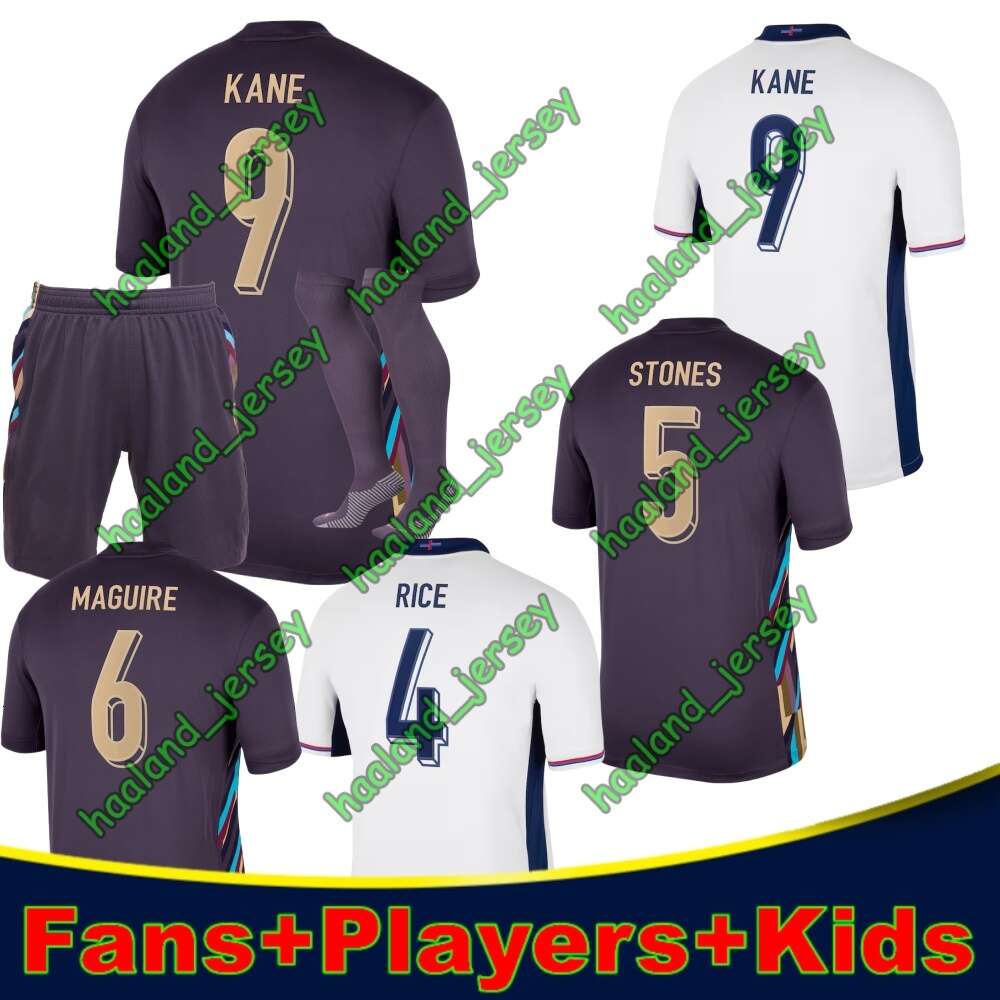 S-4XL 2024 England Soccer Jerseys SAKA FODEN BELLINGHAM RASHFORD STERLING GREALISH Team KANE Football Shirt Kit Red Shirts Men Kids Kits 