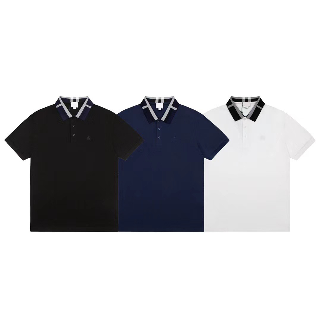 2024 Men's Polos Summer Shirt Brand Clothing Cotton Short Sleeve Business Casual Striped Designer Homme Camisa Breathable M-3XL97-image-954969362