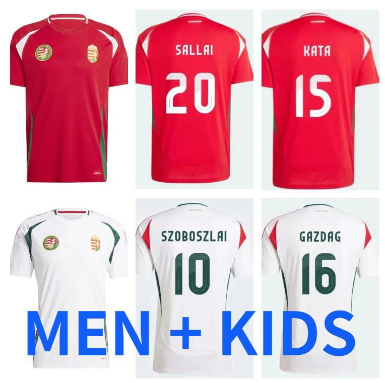 2024 2025 Hongrie Soccer Jerseys Maillots de football de l'équipe nationale SZOBOSZLAI Chemise 24 25 SZALLAI SZALAI FERENCZI GAZDAG VINICIUS ORBA