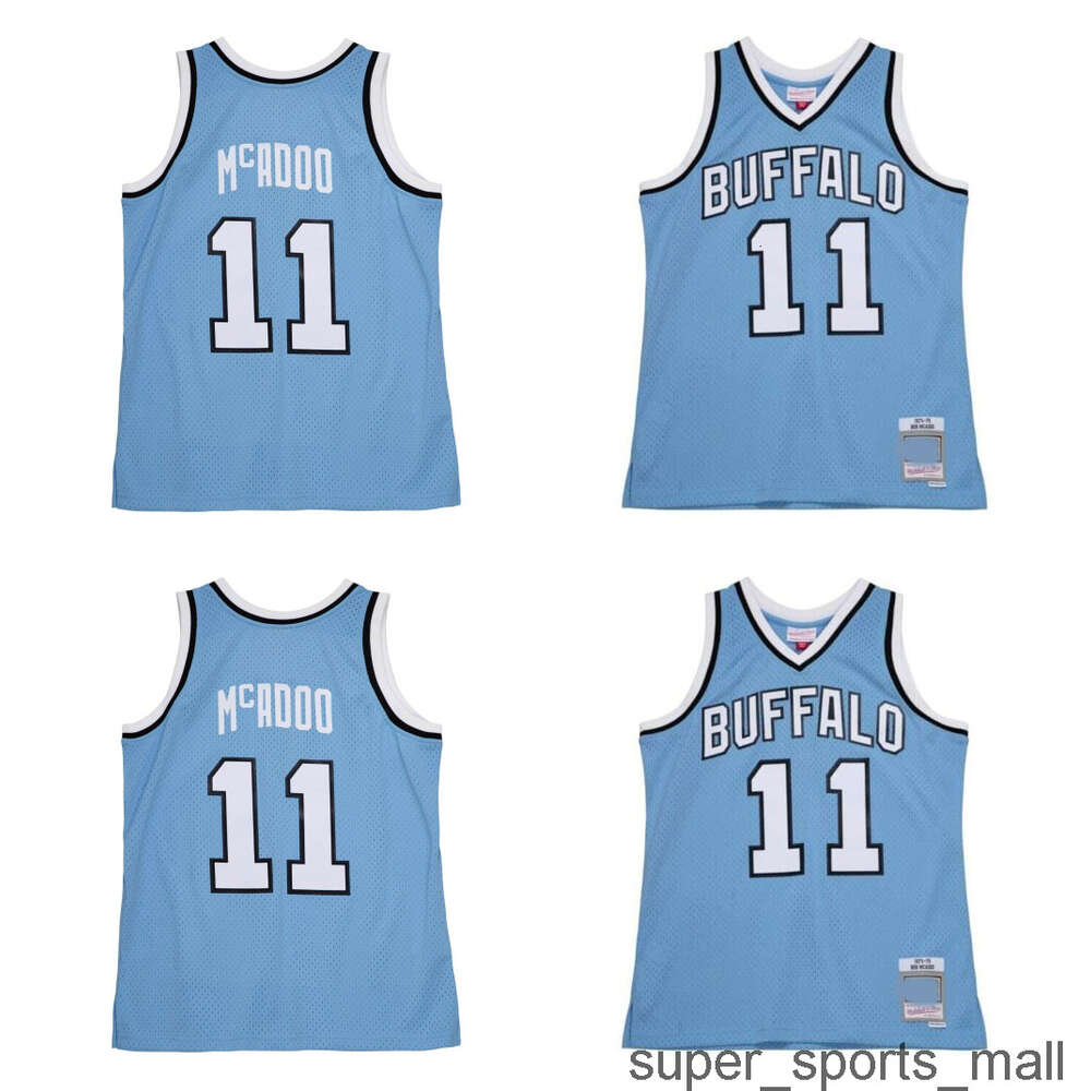 1975-76 Bob McAdoo Buffalo Braves Maillot de basket-ball Maillots Bleu Taille S-XXXL