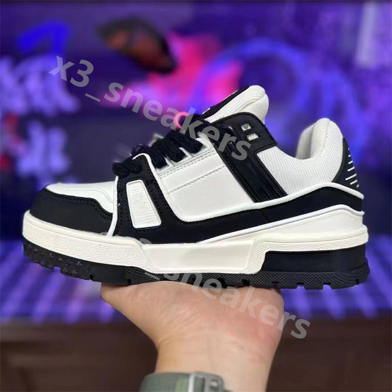 Trainer Maxi Sneaker Designer Women Men Mesh Abloh Sneaker Platform Virgil Maxi Casual Shoes Lace up Thick Sole Textile Training Shoes Size 35-45 S2