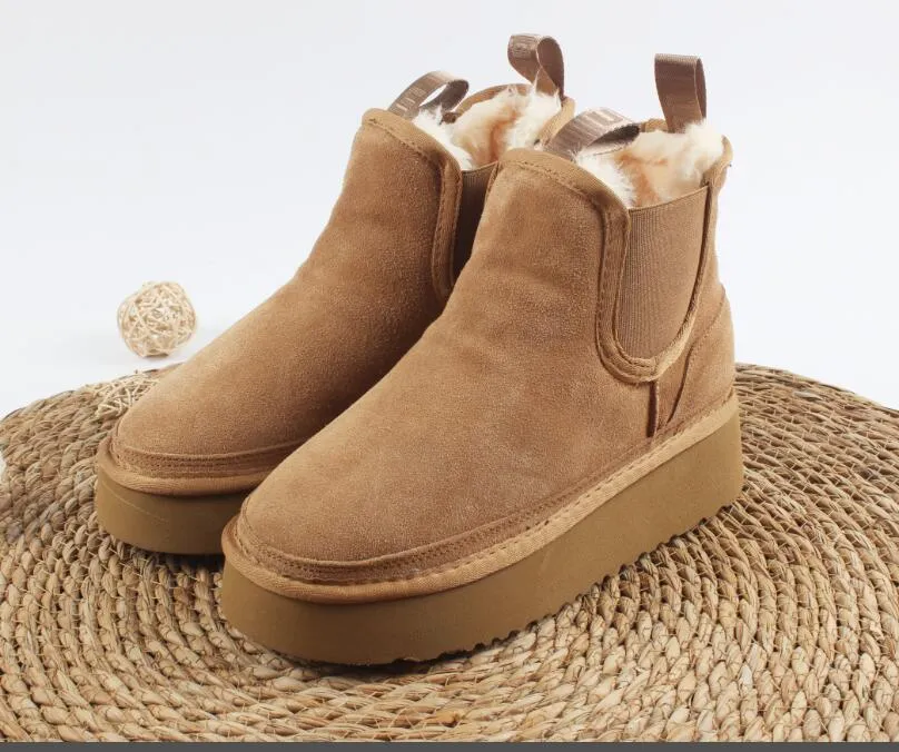 Designer Women Boot Men Boot Fur Australia Tasman Short Winter Snow Boots Mini Boot Suede Woolen Shoes Warm Fluffy Ankle Bootes U0045-image-955478975