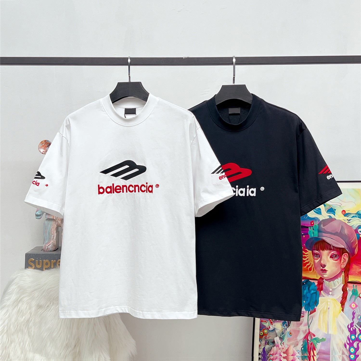 Summer Casual Men's Tshirt Clothing Luxury Women Embroidered letters For Men Designer Tees Shirt Mens Streetwear Clothing Crew Neck Tshirt t-image-955817805