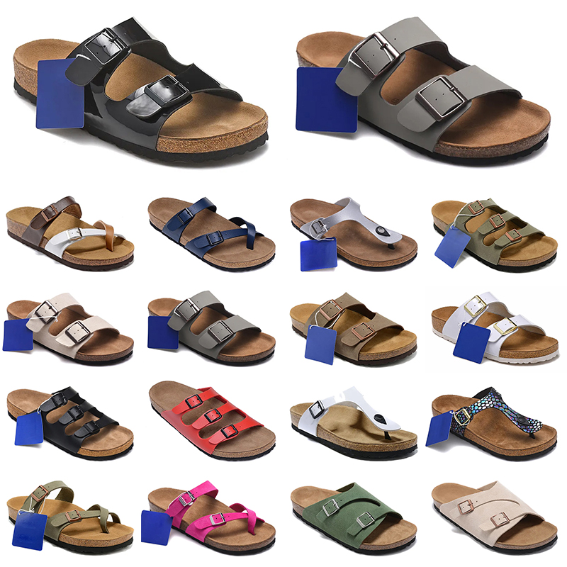 designer slippers men women flip flops buckle suede leather slides slippers white black khaki causal sandal slipper-image-955853169