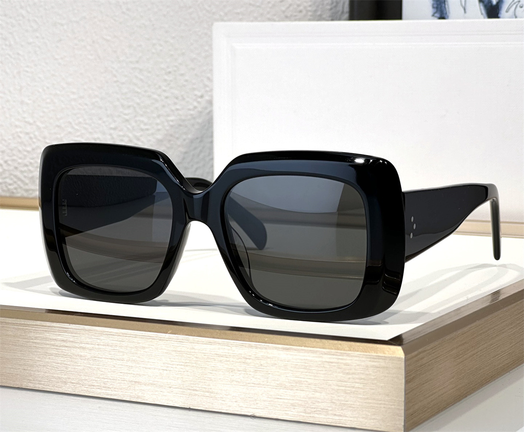 Fashion popular designer 40263 sunglasses for women simple square acetate glasses summer outdoor leisure and versatile style Anti-Ultraviolet com-image-956064575