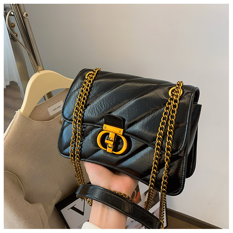 Fashion luxury women's crossbody bag for women designer shoulder bag chain solid color messenger bag handbag-image-955945302