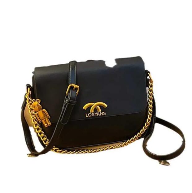 High quality super hot minimalist little women in the fashion trend of multi-functional chain Korean one-shoulder small square bag-image-956028816