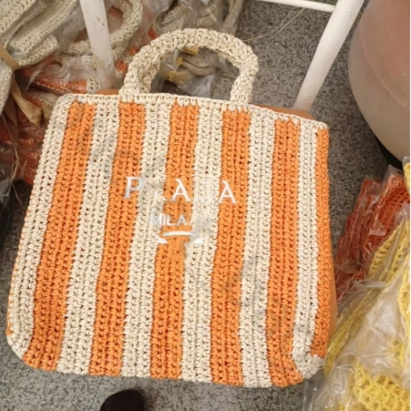 luxury beach bag designer large woven tote beach bags hollow out knitting shopping handbag knitted woman luxurys handbags brand holiday casual to