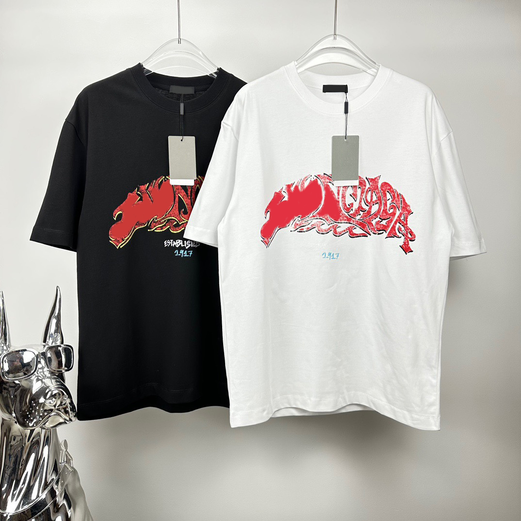 Designer New Summer Casual Men's Tshirt Luxury Women Alphabet print in various styles in Paris For Men Clothing Crew Neck Tshirt tops wholes-image-955821830